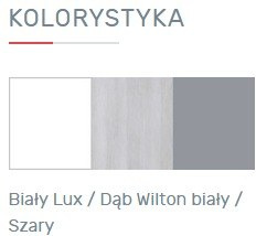 ŁÓŻKO MŁODZIEŻOWE Z SZUFLADAMI I PÓŁKAMI 120x200 Biały Lux /Dąb Wilton /Szary Meblar COMO System CM13 LAMINAT OBRZEŻA ABS ŁÓŻKO MŁODZIEŻOWE Z SZUFLADAMI I PÓŁKAMI 120x200 Biały Lux /Dąb Wilton /Szary Meblar COMO System CM13 LAMINAT OBRZEŻA ABS