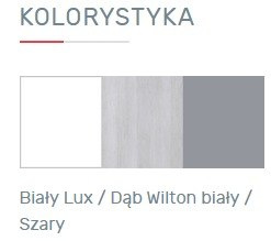 REGAŁ Z PÓŁKAMI SZUFLADAMI MEBLE MŁODZIEŻOWE COMO System CM6 Meblar - Biały Lux / Dąb Wilton biały / Szary LAMINAT OBRZEŻA ABS REGAŁ Z PÓŁKAMI SZUFLADAMI MEBLE MŁODZIEŻOWE COMO System CM6 Meblar - Biały Lux / Dąb Wilton biały / Szary LAMINAT OBRZEŻA ABS
