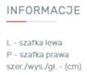 KOMODA MŁODZIEŻOWA - Biały Lux / Dąb Wilton biały / Szary Meblar COMO System CM7 LAMINAT OBRZEŻA ABS DLA DZIECKA NASTOLATKA