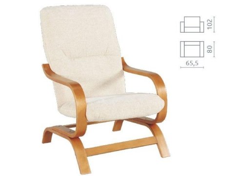 FOTEL TYPU FINKA NELA Meblar - KREMOWY TKANINA NOGI I PORĘCZE DREWNO NATURALNY DO POKOJU DO SALONU FOTEL TYPU FINKA NELA Meblar - KREMOWY TKANINA NOGI I PORĘCZE DREWNO NATURALNY DO POKOJU DO SALONU