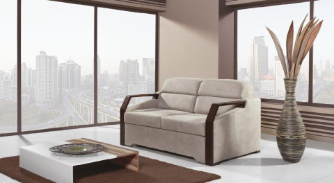 KANAPA ROZKŁADANA SOFA CLASIC II Meblar - KREMOWA TAPICERKA TKANINA Z POJEMNIKIEM NA POŚCIEL FUNKCJA SPANIA DO SALONU KANAPA ROZKŁADANA SOFA CLASIC II Meblar - KREMOWA TAPICERKA TKANINA Z POJEMNIKIEM NA POŚCIEL FUNKCJA SPANIA DO SALONU