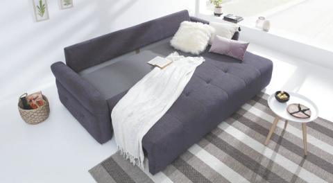 KANAPA SOFA ROZKŁADANA ISLAND Meblar - FIOLET TAPICERKA TKANINA Z FUNKCJĄ SPANIA DO SALONU DO POKOJU KANAPA SOFA ROZKŁADANA ISLAND Meblar - FIOLET TAPICERKA TKANINA Z FUNKCJĄ SPANIA DO SALONU DO POKOJU