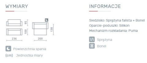 KANAPA SOFA ROZKŁADANA ISLAND Meblar - FIOLET TAPICERKA TKANINA Z FUNKCJĄ SPANIA DO SALONU DO POKOJU KANAPA SOFA ROZKŁADANA ISLAND Meblar - FIOLET TAPICERKA TKANINA Z FUNKCJĄ SPANIA DO SALONU DO POKOJU