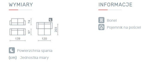 KANAPA Z FUNKCJĄ SPANIA SOFA LENA Meblar - SZARA TKANINA Z POJEMNIKIEM NA POŚCIEL ROZKŁADANA LUŹNE PODUSZKI DO SALONU KANAPA Z FUNKCJĄ SPANIA SOFA LENA Meblar - SZARA TKANINA Z POJEMNIKIEM NA POŚCIEL ROZKŁADANA LUŹNE PODUSZKI DO SALONU