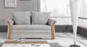 KANAPA ROZKŁADANA SOFA NATA Meblar - SZARA TAPICERKA TKANINA Z POJEMNIKIEM NA POŚCIEL LUŹNE PODUSZKI FUNKCJA SPANIA DO SALONU KANAPA ROZKŁADANA SOFA NATA Meblar - SZARA TAPICERKA TKANINA Z POJEMNIKIEM NA POŚCIEL LUŹNE PODUSZKI FUNKCJA SPANIA DO SALONU