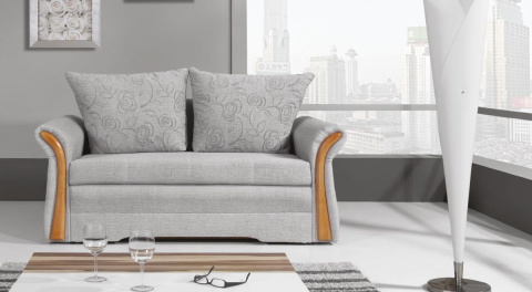 KANAPA ROZKŁADANA SOFA NATA Meblar - SZARA TAPICERKA TKANINA Z POJEMNIKIEM NA POŚCIEL LUŹNE PODUSZKI FUNKCJA SPANIA DO SALONU KANAPA ROZKŁADANA SOFA NATA Meblar - SZARA TAPICERKA TKANINA Z POJEMNIKIEM NA POŚCIEL LUŹNE PODUSZKI FUNKCJA SPANIA DO SALONU