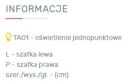 SZAFKA RTV STOJĄCA MŁODZIEŻOWA PLANET System PL10 Meblar - Biały Lux /Dąb /Morski szafka z szufladą półkami LAMINAT OBRZEŻA RTV