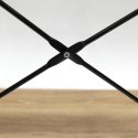 Intesi Regał Szafka nocna Półka na buty Cilyan S czarny metal malowany proszkowo półki MDF laminowany jasny dąb Intesi Regał Szafka nocna Półka na buty Cilyan S czarny metal malowany proszkowo półki MDF laminowany jasny dąb
