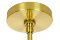 LAMPA WISZĄCA APOLLO 1 CZARNA - szczotkowane złoto E27 KING HOME LAMPA WISZĄCA APOLLO 1 CZARNA - szczotkowane złoto E27 KING HOME