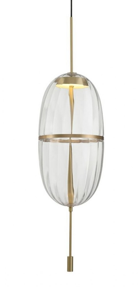 LAMPA WISZĄCA LED CHAPLIN 200 MOSIĄDZ - szkło PRZEZROCZYSTE KING HOME LAMPA WISZĄCA LED CHAPLIN 200 MOSIĄDZ - szkło PRZEZROCZYSTE KING HOME