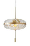 LAMPA WISZĄCA LED CHAPLIN 360 MOSIĄDZ - szkło PRZEZROCZYSTE OKRĄGŁA KING HOME LAMPA WISZĄCA LED CHAPLIN 360 MOSIĄDZ - szkło PRZEZROCZYSTE OKRĄGŁA KING HOME