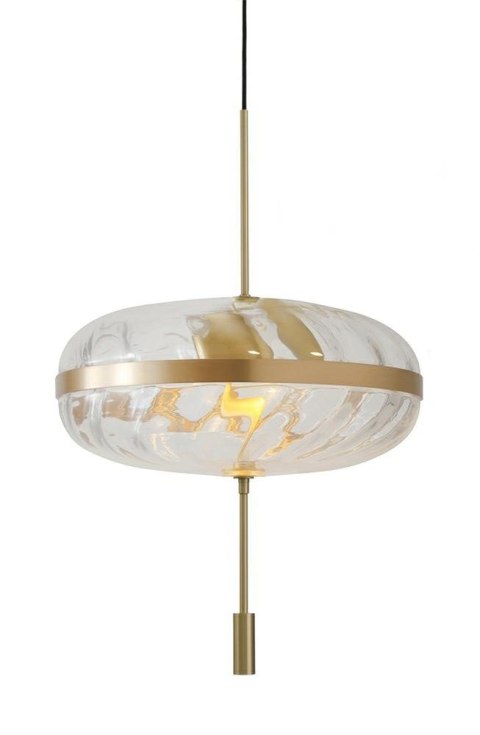 LAMPA WISZĄCA LED CHAPLIN 360 MOSIĄDZ - szkło PRZEZROCZYSTE OKRĄGŁA KING HOME LAMPA WISZĄCA LED CHAPLIN 360 MOSIĄDZ - szkło PRZEZROCZYSTE OKRĄGŁA KING HOME