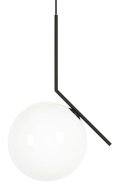 Lampa wisząca HALM 30 czarna - szkło, metal Lampa wisząca HALM 30 czarna - szkło, metal