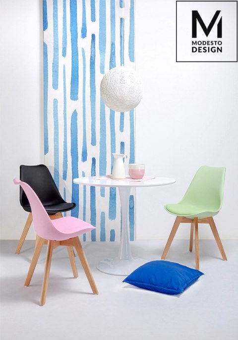STÓŁ OKRĄGŁY TULIP FI 90 MODESTO BIAŁY BLAT - MDF PODSTAWA METALOWA DO DOMU I DO LOKALU STÓŁ OKRĄGŁY TULIP FI 90 MODESTO BIAŁY BLAT - MDF PODSTAWA METALOWA DO DOMU I DO LOKALU
