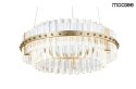 MOOSEE lampa wisząca SATURNUS 47 DUO złota - LED, szkło, stal szczotkowana do salonu hotelu restauracji MOOSEE lampa wisząca SATURNUS 47 DUO złota - LED, szkło, stal szczotkowana do salonu hotelu restauracji