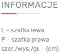 PÓŁKA WISZĄCA MEBLE MŁODZIEŻOWE MOBI System MO14 Meblar - Biały Lux / Turkus do pokoju dziecka, młodzieżowego PŁYTA LAMINOWANA