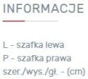 PÓŁKA WISZĄCA MOBI System MO15 Meblar MEBLE MŁODZIEŻOWE - Biały Lux / Turkus półka wisząca do pokoju dziecka, młodzieżowego