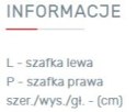 SZAFA NAROŻNA Z PÓŁKAMI MEBLE MŁODZIEŻOWE MOBI System MO1 Meblar - Biały Lux / Turkus DO POKOJU DZIECKA NASTOLATKA DO SYPIALNI