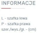 SZAFA DWUDRZWIOWA Z SZUFLADAMI I PÓŁKAMI MEBLE MŁODZIEŻOWE MOBI System MO2 Meblar Biały Lux / Turkus DLA NASTOLATKA DLA DZIECKA