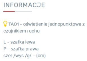 Meblar meble młodzieżowe Półka ścienna TABLO System TA11 - Grafit / Biały Lux / Atlantic płyta laminowana wykończon obrzeżem ABS Meblar meble młodzieżowe Półka ścienna TABLO System TA11 - Grafit / Biały Lux / Atlantic płyta laminowana wykończon obrzeżem ABS