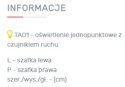 Meblar Dostawka (do łóżka) TABLO System TA12B - Grafit / Biały Lux / Atlantic płyta laminowana obrzeża ABS Meble młodzieżowe