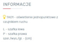 Meblar Regał TABLO System TA4 meble młodzieżowe - Grafit / Bialy Lux / Atlantic płyta meblowa laminowana