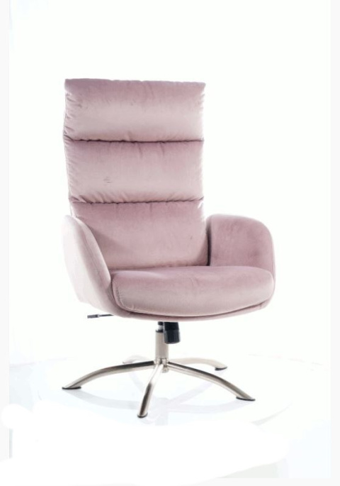 SIGNAL FOTEL MONROE VELVET RÓŻ ANTYCZNY BLUVEL 52 SIGNAL FOTEL MONROE VELVET RÓŻ ANTYCZNY BLUVEL 52