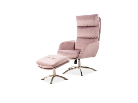 SIGNAL FOTEL MONROE VELVET RÓŻ ANTYCZNY BLUVEL 52 SIGNAL FOTEL MONROE VELVET RÓŻ ANTYCZNY BLUVEL 52