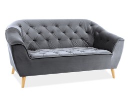 SIGNAL SOFA GALAXY 2 VELVET SZARY BLUVEL 14 / BUK