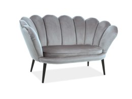 SIGNAL SOFA MAGNOLIA 2 VELVET SZARY BLUVEL 14 / WENGE