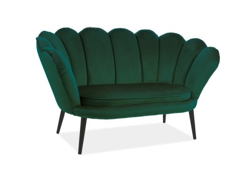 SIGNAL SOFA MAGNOLIA 2 VELVET ZIELONY BLUVEL 78 / WENGE