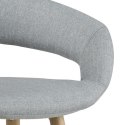 ACTONA Stołek barowy Grace light grey ACTONA Stołek barowy Grace light grey