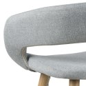 ACTONA Stołek barowy Grace light grey ACTONA Stołek barowy Grace light grey
