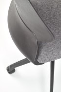 Halmar GRAVITY fotel obrotowy młodzieżowy czarny / popielaty Halmar GRAVITY fotel obrotowy młodzieżowy czarny / popielaty