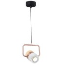 King Home Lampa wisząca BLINK 1 biała - LED, metal King Home Lampa wisząca BLINK 1 biała - LED, metal