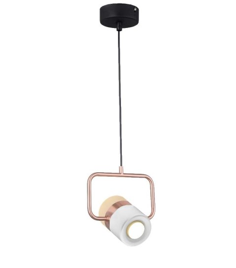 King Home Lampa wisząca BLINK 1 biała - LED, metal King Home Lampa wisząca BLINK 1 biała - LED, metal
