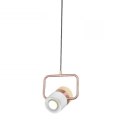 King Home Lampa wisząca BLINK 1 biała - LED, metal King Home Lampa wisząca BLINK 1 biała - LED, metal