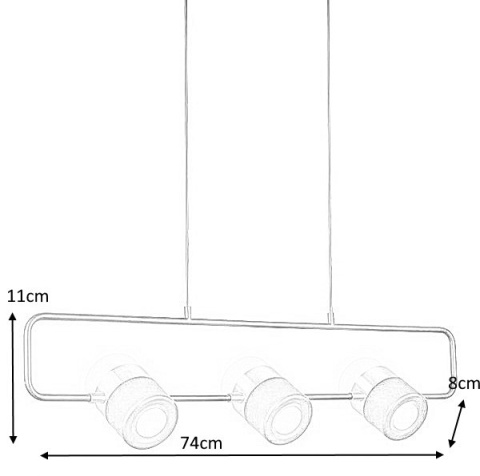 LAMPA wisząca LED BLINK 3 CZARNA - ALUMINIUM King Home REGULOWANA LAMPA wisząca LED BLINK 3 CZARNA - ALUMINIUM King Home REGULOWANA