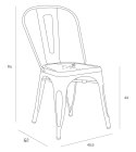 KRZESŁO Paris D2.DESIGN miedziane insp. Tolix METAL LAKIEROWANY ELEGANCKIE WYGODNE I STABILNE KRZESŁO Paris D2.DESIGN miedziane insp. Tolix METAL LAKIEROWANY ELEGANCKIE WYGODNE I STABILNE