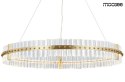 MOOSEE lampa wisząca SATURNUS 85 złota - LED szkło stal szczotkowana do salonu hotelu restauracji MOOSEE lampa wisząca SATURNUS 85 złota - LED szkło stal szczotkowana do salonu hotelu restauracji