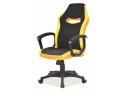 SIGNAL FOTEL OBROTOWY CAMARO CZARNY/ŻÓŁTY 140 kg gamingowy krzesło do biurka Gamingowe