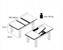 SIGNAL STÓŁ HORACY ANTRACYT / BIAŁY MAT 100(140)x60 PROSTOKĄTNY ROZKŁADANY BLAT PŁYTA LAMINOWANA STELAŻ MDF SIGNAL STÓŁ HORACY ANTRACYT / BIAŁY MAT 100(140)x60 PROSTOKĄTNY ROZKŁADANY BLAT PŁYTA LAMINOWANA STELAŻ MDF