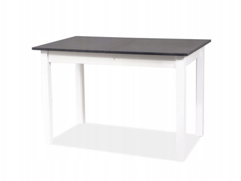 SIGNAL STÓŁ HORACY ANTRACYT / BIAŁY MAT 100(140)x60 PROSTOKĄTNY ROZKŁADANY BLAT PŁYTA LAMINOWANA STELAŻ MDF SIGNAL STÓŁ HORACY ANTRACYT / BIAŁY MAT 100(140)x60 PROSTOKĄTNY ROZKŁADANY BLAT PŁYTA LAMINOWANA STELAŻ MDF