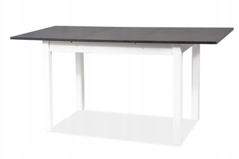 SIGNAL STÓŁ HORACY ANTRACYT / BIAŁY MAT 100(140)x60 PROSTOKĄTNY ROZKŁADANY BLAT PŁYTA LAMINOWANA STELAŻ MDF SIGNAL STÓŁ HORACY ANTRACYT / BIAŁY MAT 100(140)x60 PROSTOKĄTNY ROZKŁADANY BLAT PŁYTA LAMINOWANA STELAŻ MDF