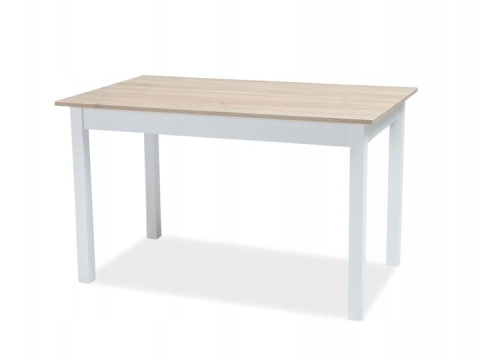SIGNAL STÓŁ ADAM PŁYTA LAMINOWANA Dąb Wotan / STELAŻ MDF Biały Mat 100x60 SIGNAL STÓŁ ADAM PŁYTA LAMINOWANA Dąb Wotan / STELAŻ MDF Biały Mat 100x60