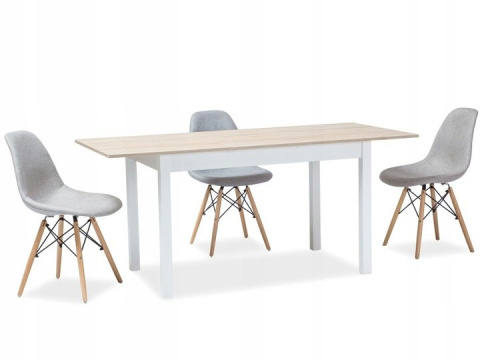 SIGNAL STÓŁ ADAM PŁYTA LAMINOWANA DĄB WOTAN / MDF BIAŁY MAT 120X68 SIGNAL STÓŁ ADAM PŁYTA LAMINOWANA DĄB WOTAN / MDF BIAŁY MAT 120X68