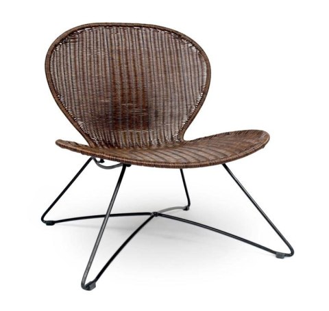 Halmar TROY fotel l wypoczynkowy brązowy materiał: stal malowana proszkowo / rattan syntetyczny Halmar TROY fotel l wypoczynkowy brązowy materiał: stal malowana proszkowo / rattan syntetyczny
