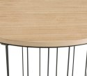 ACTONA Stolik LOTUS L black/wood ACTONA Stolik LOTUS L black/wood