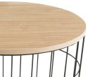 ACTONA Stolik LOTUS L black/wood ACTONA Stolik LOTUS L black/wood