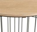 ACTONA Stolik LOTUS L black/wood ACTONA Stolik LOTUS L black/wood